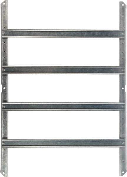 Fibox - Electrical Enclosure Aluminum DIN Rail Frame Set - For Use with ARCA IEC - Exact Industrial Supply