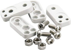 Fibox - Electrical Enclosure Polycarbonate Mounting Foot Kit - For Use with SOLID - Exact Industrial Supply