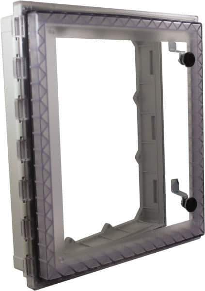 Fibox - 4X NEMA Rated, Electrical Enclosure Polycarbonate HMI Cover - For Use with ARCA IPW - Exact Industrial Supply