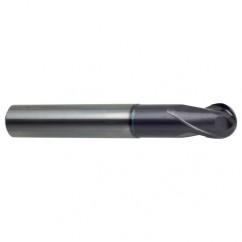 12mm Dia. - 83mm OAL 2 FL 30 Helix Firex Carbide Ball Nose End Mill - Exact Industrial Supply