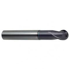 12mm Dia. - 83mm OAL 2 FL 30 Helix Firex Carbide Ball Nose End Mill - Exact Industrial Supply