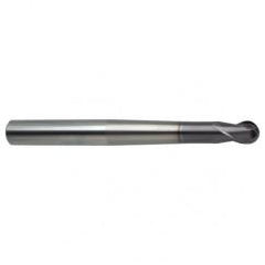 10mm Dia. - 120mm OAL 2 FL 30 Helix Firex Carbide Ball Nose End Mill - Exact Industrial Supply
