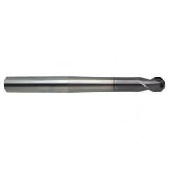 5mm Dia. - 80mm OAL 2 FL 30 Helix Firex Carbide Ball Nose End Mill - Exact Industrial Supply