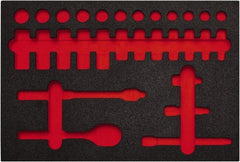 Proto - Tool Box Case & Cabinet Inserts Type: Foam Insert For Use With: J52222 - Exact Industrial Supply