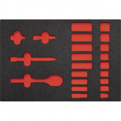 Proto - Tool Box Case & Cabinet Inserts Type: Foam Insert For Use With: J52134 - Exact Industrial Supply