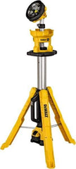 DeWALT - 20 Volts, 3000 Lumens, Cordless Work Light - Yellow, 11 hr Run Time - Exact Industrial Supply