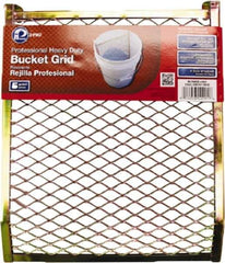 Premier Paint Roller - 5 Gal Compatible Paint Bucket Grid - 9" Roller Compatibility, Steel - Exact Industrial Supply