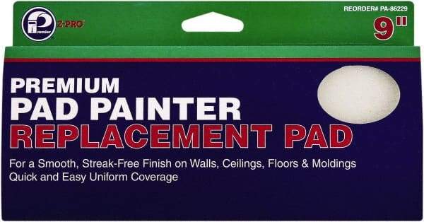 Premier Paint Roller - 9" Paint Pad - For Pad Painters - Exact Industrial Supply