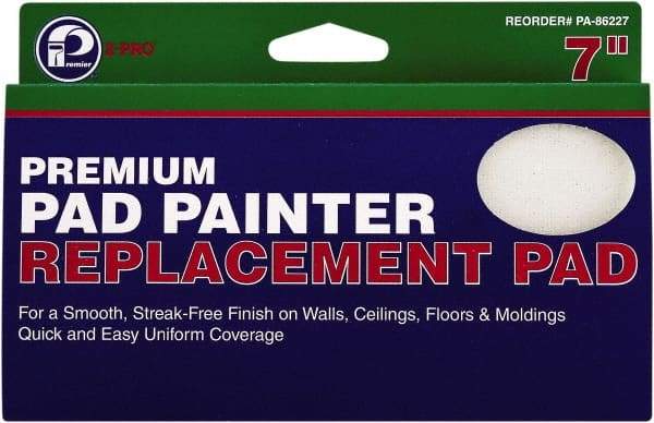 Premier Paint Roller - 7" Paint Pad - For Pad Painters - Exact Industrial Supply