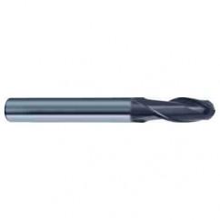 6mm Dia. - 57mm OAL 2 FL 30 Helix Firex Carbide Ball Nose End Mill - Exact Industrial Supply