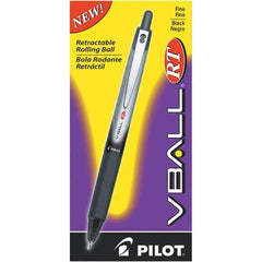 Pilot - Conical Roller Ball Pen - Black - Exact Industrial Supply