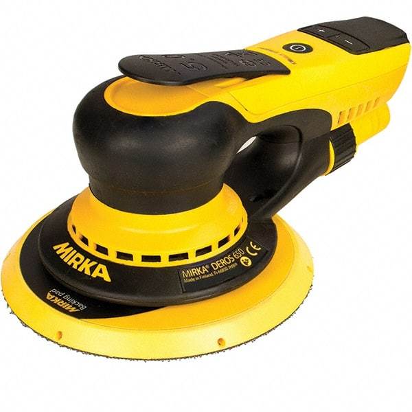 Mirka - 6" Pad, 4,000 to 10,000 OPM, Electric Orbital Sander - Round, Random Orbital Sander, 3.5 Amps - Exact Industrial Supply