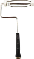 Premier Paint Roller - 7" Wide x 12-1/2" Long Heavy-Duty Birdcage Frame - Steel Frame, Plastic Handle - Exact Industrial Supply