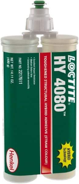 Loctite - 400 g Dual Cartridge Two Part Adhesive - 5 to 10 min Working Time, 302°F - Exact Industrial Supply