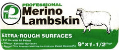 Premier Paint Roller - 1-1/2" Nap, 9" Wide Paint Roller Cover - Extra-Rough Texture, Lambskin - Exact Industrial Supply