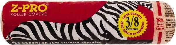 Premier Paint Roller - 3/8" Nap, 9" Wide Paint Roller Cover - Semi-Smooth Texture, Polyester - Exact Industrial Supply