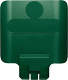 Rubbermaid - Square Lid for Use with 23 Gal Rectangular Recycle Containers - Green, Polypropylene, For Slim Jim Trash Cans