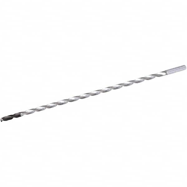 Extra Length Drill Bit: 0.2188″ Dia, 135 °, Solid Carbide AlCrN Finish, 9.4882″ Flute Length, 11.5354″ OAL, Straight-Cylindrical Shank, Series B275HPG