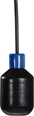 Made in USA - 13 Max psi, 140°F Max, Liquid Level Float - Chlorinated Polyethylene Stem, N.O. Switch Logic - Exact Industrial Supply