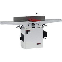 Jet - 5,500 RPM, 8" Cutting Width, 1/2" Cutting Depth, Jointer - 4-3/4" Fence Height, 38-1/2" Fence Length, 2 hp - Exact Industrial Supply