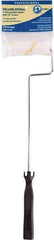 Premier Paint Roller - 19" Long, 3/8" Nap, Mini Roller Cover Combo - 4" Wide, Plastic Frame, Includes Roller Cover & Frame - Exact Industrial Supply