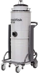 Nilfisk - 13 Gal Steel Tank, Electric Powered Wet/Dry Vacuum - 3.21 Peak hp, 100/120 Volt, 15.8 Amps, 20' Hose Fitting, Main Filter, Accessories Included - Exact Industrial Supply