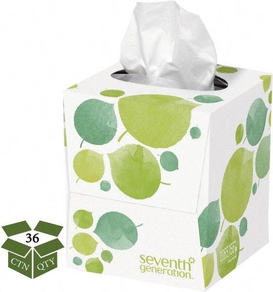 Seventh Generation - Tall Box of White Facial Tissues - 2 Ply, Recycled Fibers - Exact Industrial Supply