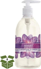 Seventh Generation - 12 oz Pump Bottle Liquid Soap - Clear, Lavender Flower & Mint Scent - Exact Industrial Supply