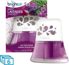 BRIGHT Air - 2.5 oz Diffuser Air Freshener - Liquid, Sweet Lavender & Violet Scent - Exact Industrial Supply