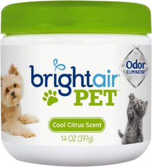 BRIGHT Air - 14 oz Tub Odor Neutralizer - Gel, Cool Citrus Scent - Exact Industrial Supply