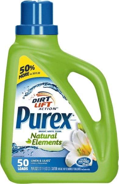 Purex - 75 oz Liquid Laundry Detergent - Linen & Lilies Scent - Exact Industrial Supply
