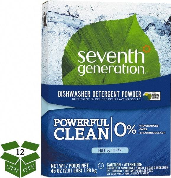 Seventh Generation - 45 oz Box Automatic Dishwashing Powder - Unscented - Exact Industrial Supply