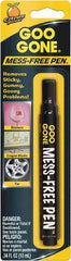 Goo Gone - 0.34 oz Pen Applicator Adhesive Remover - Removes Adhesives, Gum, Tar, Crayon, Scuff Marks, Wax, Sap - Exact Industrial Supply