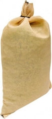 Made in USA - 14" Long x 26" High Sand Bag - Desert Tan Polypropylene, For Spill Containment - Exact Industrial Supply