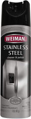 Weiman - 17 fl oz Aerosol Stainless Steel Cleaner & Polish - Unscented, Can Container - Exact Industrial Supply