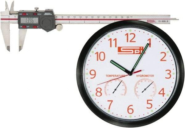SPI - 0 to 200mm Range, 0.01mm Resolution, Electronic Caliper - Stainless Steel with 50mm Stainless Steel Jaws, 0.0015" Accuracy - Exact Industrial Supply