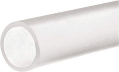 Value Collection - 5/8" ID x 3/4" OD, 1/16" Wall Thickness, 10' Long, Silicone Tube - Clear, 40 Max psi, 70A Hardness, -120 to 480°F - Exact Industrial Supply