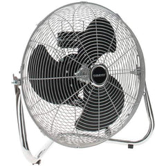 PRO-SOURCE - 18" Blade, 1/4 hp, 5,686 Max CFM, Floor Fan - 3 Speed - Exact Industrial Supply