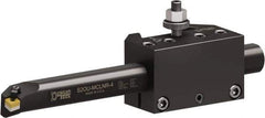 Dorian Tool - Series CXA, #QITPN-41-DUAL Boring Bar Tool Post Holder - 350 to 430mm Lathe Swing, 2-1/4" OAH x 3-3/4" OAL, 5/8" Centerline Height - Exact Industrial Supply
