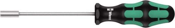 Wera - 5.5mm Solid Shaft Nutdriver - Cushion Grip Handle, 223mm OAL - Exact Industrial Supply