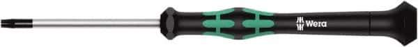 Wera - 9 Torx Driver - 60mm Blade Length, 157mm OAL, Ergonomic Handle - Exact Industrial Supply
