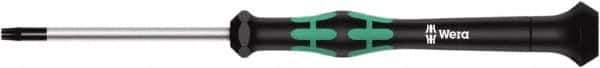 Wera - 8 Torx Driver - 60mm Blade Length, 157mm OAL, Ergonomic Handle - Exact Industrial Supply