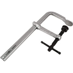 Wilton - 5-1/2" Throat Depth, 12" Max Capacity, Heavy-Duty F Sliding Arm Clamp - 2,660 Lb Clamping Pressure - Exact Industrial Supply