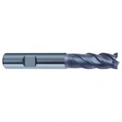 10mm Dia. - 72mm OAL - 4 FL Variable Helix TiAlN Carbide End Mill - Exact Industrial Supply