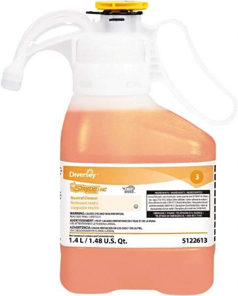 Diversey - 1.4 L Bottle Cleaner/Degreaser - Liquid, Disinfectant, Citrus - Exact Industrial Supply