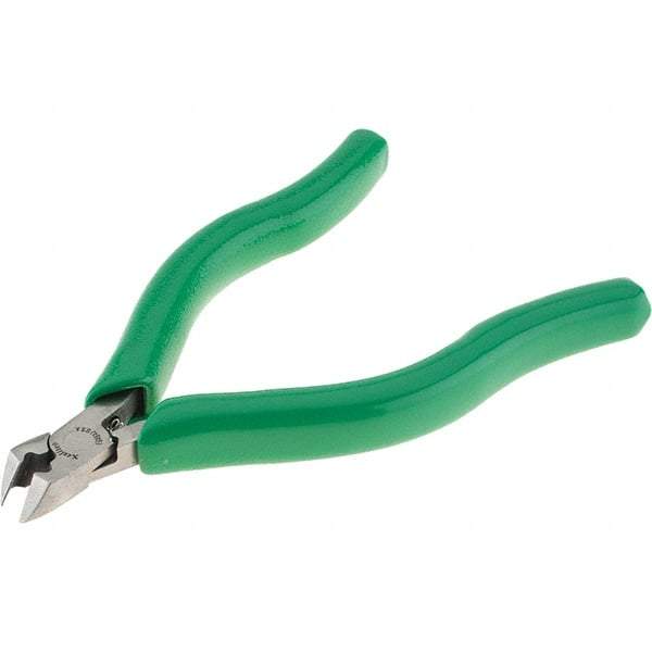 Xcelite - 138mm OAL, 20 AWG Capacity, Diagonal Cutter - 7/16" Jaw Length x 11mm Jaw Width, Angled Tip Head - Exact Industrial Supply