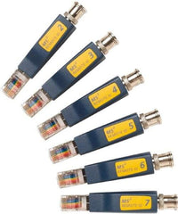 Fluke Networks - Blue Electrical Test Equipment Identifier Kit - Use with Microscanners2 Cable Testers - Exact Industrial Supply