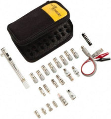 Fluke Networks - 24 Piece, Data & Video Kit - Comes in Clam Shell - Exact Industrial Supply