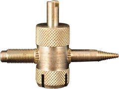 Milton - 4-Way Valve Tool - For Large Bore Tire Valves - Exact Industrial Supply