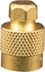 Milton - Screwdriver Type Valve Cap - For Large Bore Tire Valves - Exact Industrial Supply